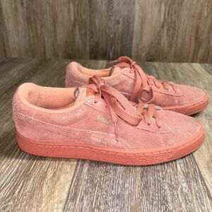 Puma Big Kids Youth US Size 6 C Desert Flower Pink Suede 35511069 Sneaker Shoes